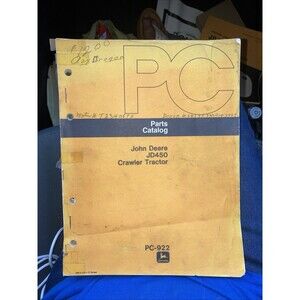 John Deere JD450 Crawler Tractor Parts Catalog Manual   PC-922